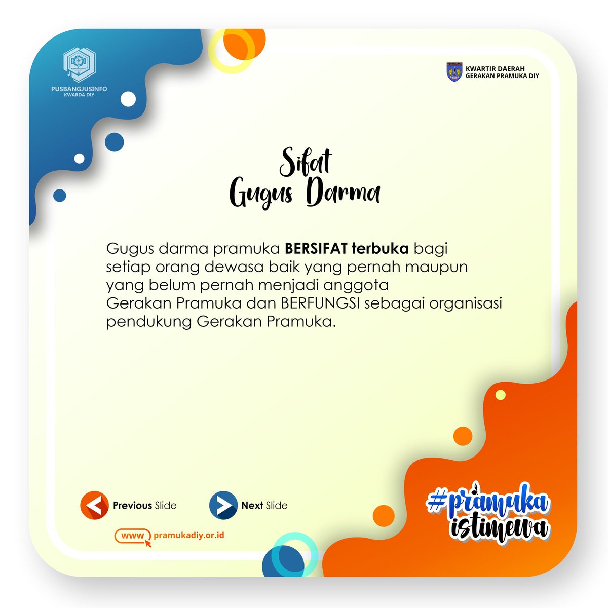 kwarda_diy's tweet photo. Gugus Darma Pramuka, yuk kita ulas yaa, dari Jukrannya.

#gugusdarma #kwardadiy https://t.co/OFc1Qx4sxR