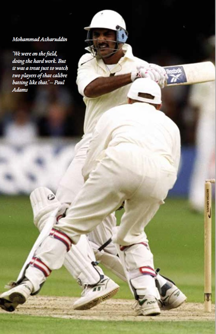 Mohammad Azharuddin was special.He was born on 8 Feb 1963. (This image is from the above book)