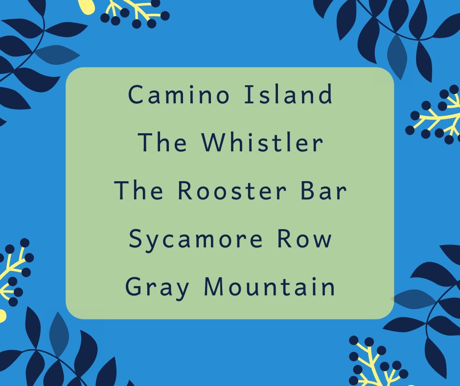 Happy Birthday, John Grisham! Here are his top 5 most circulated books. 
