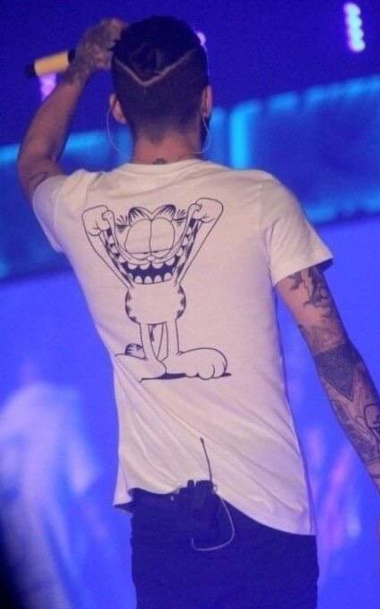 February 2015OTRA Australia and Zayn wearing a very peculiar shirt ( extra bonus notice their faces...THAT'S BROS LOVE BITCH).