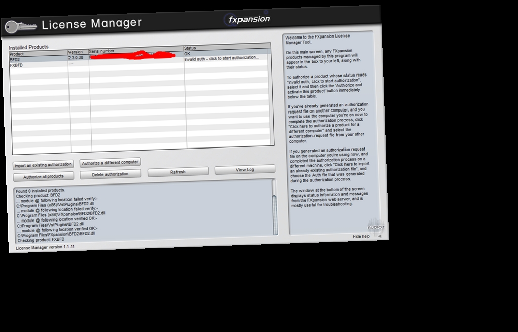 Fxpansion License Manager Fxpansion License Manager