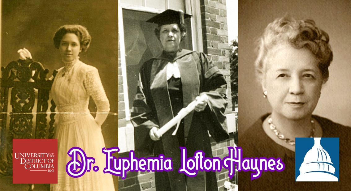 eughung's tweet photo. #BlackHistoryMonth isn't just for history classes! The 1st bio for my math students: Dr. Euphemia Lofton Haynes (1890-1980), 1st African Am woman to earn a Ph.D. in math and a civil rights activist! More on my @Wakelet boards: https://t.co/mITNvNemDW #MTBoS #ITeachMath #MathGirls https://t.co/tE9ylM1He2