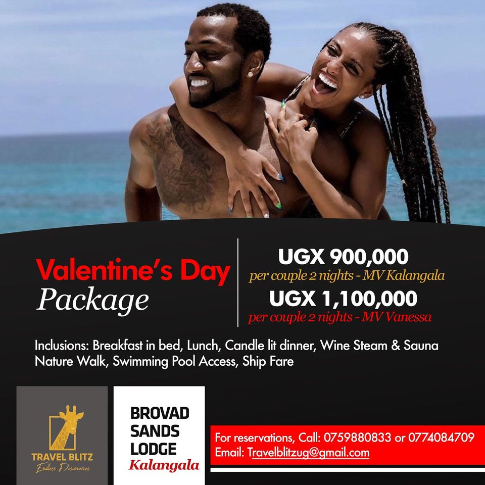 TravelBlitz_ug's tweet photo. #ValentinesDestination: BROVAD SANDS LODGE: Tucked away in the charming island of Bugala Ssese Islands on lake Victoria is the tropical hideaway of Uganda. . BOOK YOUR VALENTINES GATEAWAY NOW on 0759880833  0774084709 @BrovadSandLodge #valentinesday2020 #happyvalentinesday #love https://t.co/XoAHCEiJr6