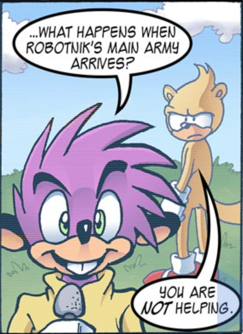 Fleetway Sonic the Comic Appreciation n No Context