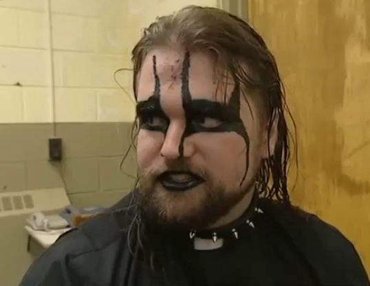 Brian Danzig (AIWF Hall of Famer, whatever that means) works at a hospital. He's like the AIWF Undertaker.He pops up every now and again to stretch people, like he folded those socks all day.Dont think you can listen to King Diamond on your headphones as a hospital porter, though
