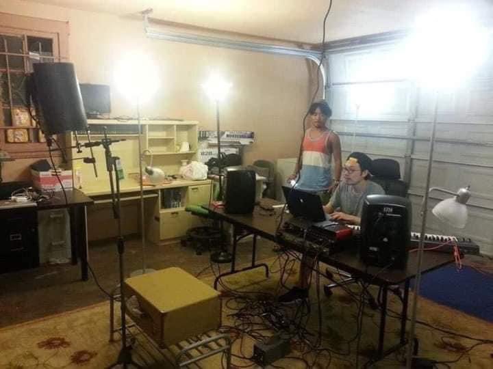 THEY STARTED WITH THIS SMALL GARAGE. WRITING, COMPOSING, PRODUCING AND RECORDING MUSIC WITH THIS OLD STUFF.