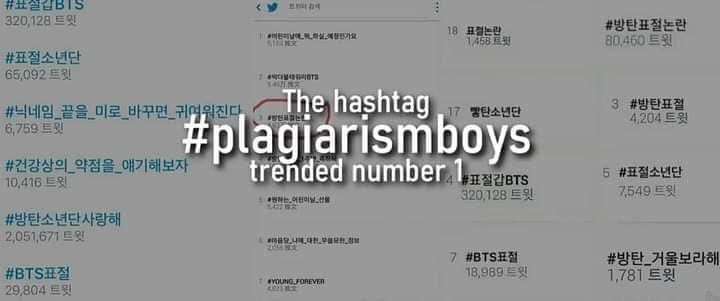 THEY ALSO FALSELY ACCUSED OF PLAGIARISM AND THE ANTIS REALLY TRENDED IT AR NUMBER 1..  THEY'VE ALSO EXPERIENCED CRITICIZE BY THE PUBLIC AND THEIR PEERS ALSO CRITICIZED AND DISRESPECT THEM BY CALLING BTS AS GIRLS FOR WEARING MAKE-UP.