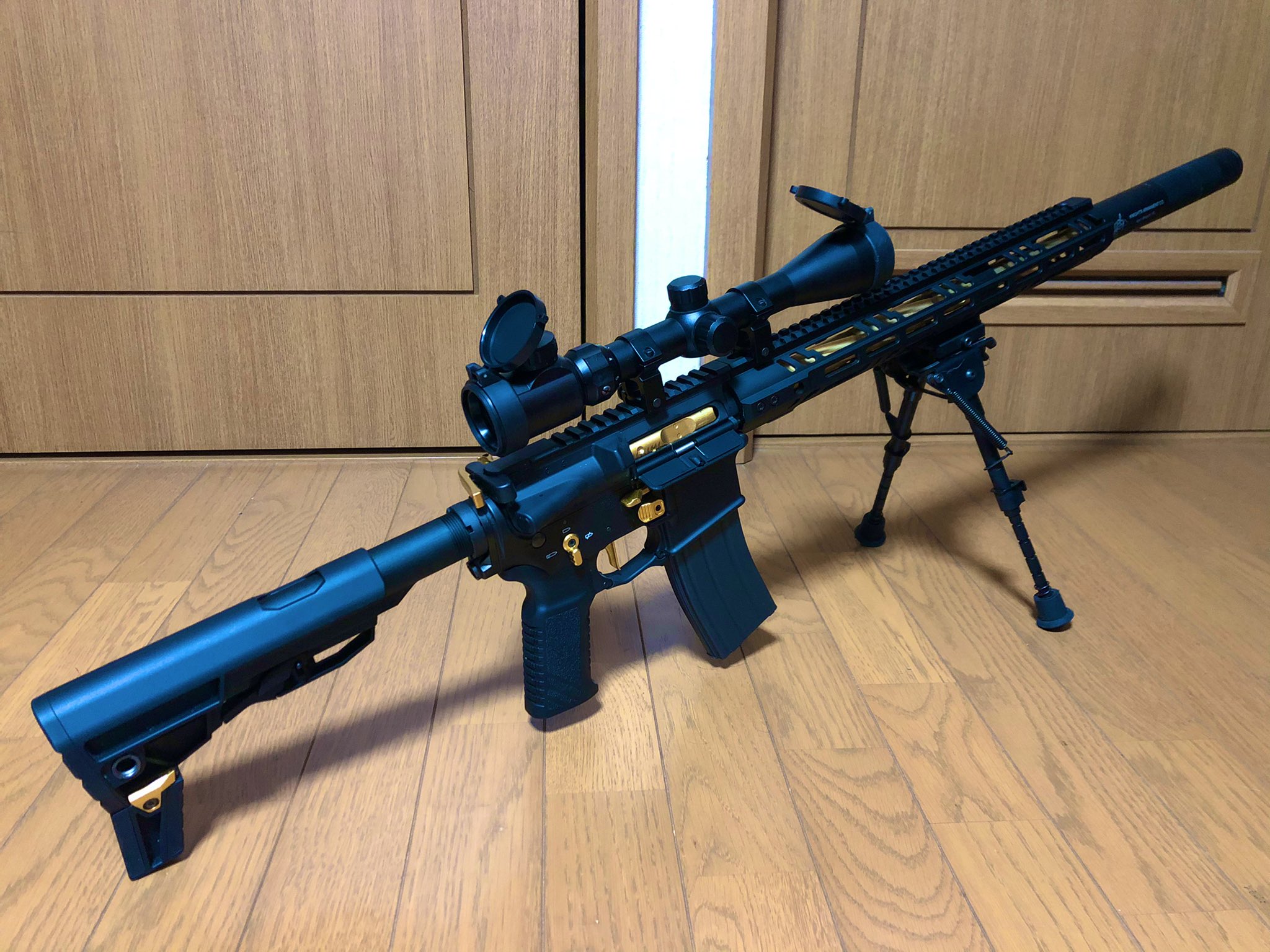 ロクサス Mtr 16 G Editionのスナイパーカスタムを作ってみた 以前に作ったhk417dのスナイパーカスタムよりも映える T Co F9ghvi41wq Twitter
