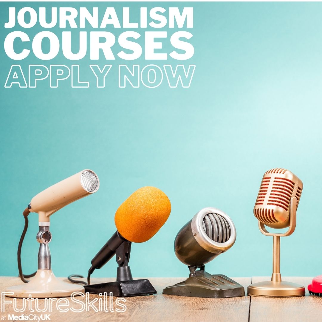 FS_MediaCityUK's tweet photo. Study Journalism at FutureSkills at MediaCityUK and benefit from our professional standard facilities based in the heart of MediaCityUK.

Find out more and apply now 👉 https://t.co/YLaYqGWPlu

#Salford #College #Manchester https://t.co/jmi9BGPjr4