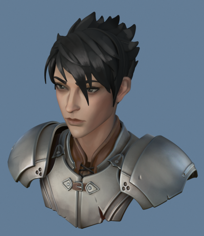SleepyDaew's tweet photo. Been kinda bored and had the urge to make an animedude.
trying to handpaint over a substance base, https://t.co/w2jgRy6gUe