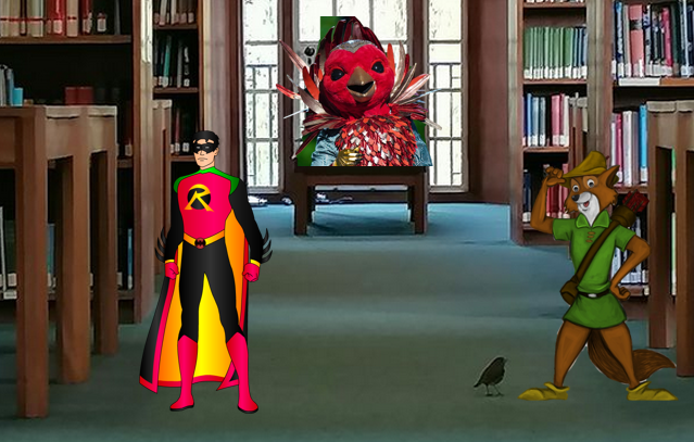 C'mon,  @bodleianlibs. We can all put fake robins in our pictures. *smh*