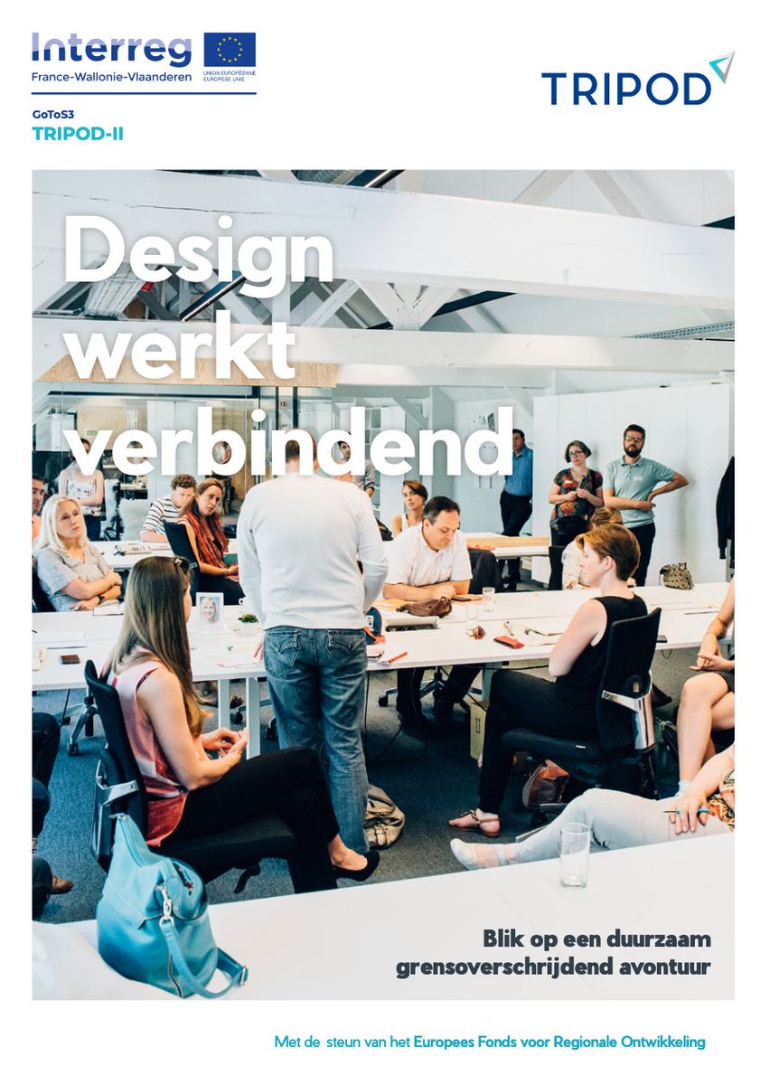 [PUBLICATIE]

Ontdek de acties die gedurende 5 jaar door de 12 partnerorganisaties van het Tripod-II project werden voorgesteld aan #bedrijven en #ontwerpers van de regio's Vlaanderen, Wallonië en Hauts-de-France.

Hier verkrijgbaar: lnkd.in/dJNkj4D