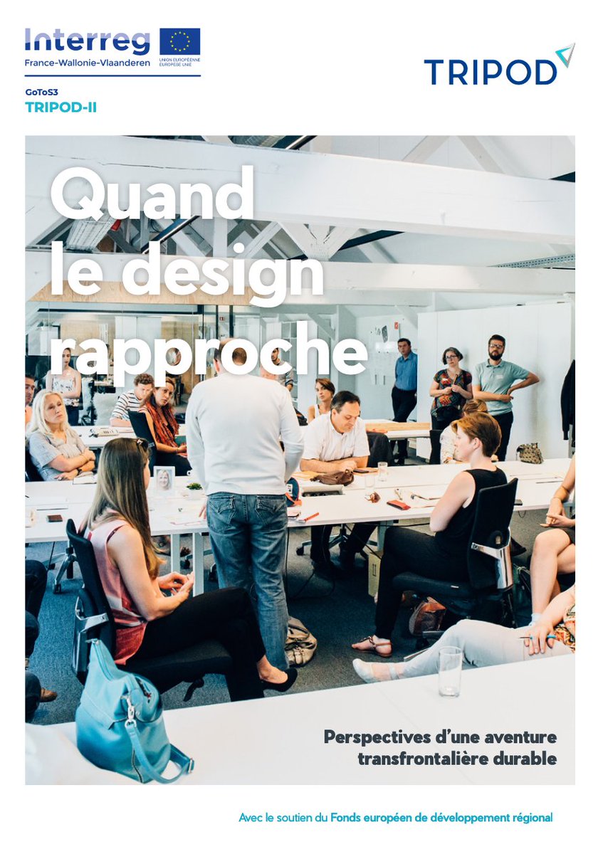 [PUBLICATION]

Découvrez les actions proposées pendant 5 années par les 12 organismes partenaires du projet Tripod-II aux #entreprises et aux #designers des régions de Flandre, de Wallonie et des Hauts-de-France.

Disponible ici : lnkd.in/dAaY_Vh