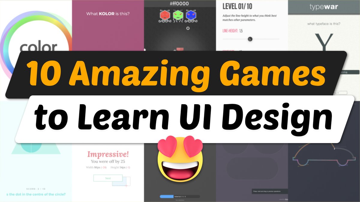 DesignXstream's tweet image. 10 Amazing Games to Learn UI Design 😍

Link: youtu.be/3E4ByrptCeo

#uidesign #uidesigngames #uigames #designgames