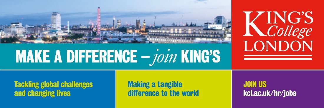 THEunijobs (@timeshigherjobs) on Twitter photo The annual recruitment campaign from <a href="/KingsCollegeLon/">King's College London</a> has now begun. There are over 70 academic and research roles live right now.
You can see them, and find out more about what life is like at King's College London by clicking here - ow.ly/zUOh50Du4JN The annual recruitment campaign from <a href="/KingsCollegeLon/">King's College London</a> has now begun. There are over 70 academic and research roles live right now.
You can see them, and find out more about what life is like at King's College London by clicking here - ow.ly/zUOh50Du4JN