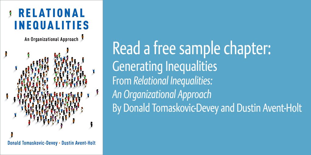 still haven't read Relational Inequalities? Here's chapter 1 for a taste.