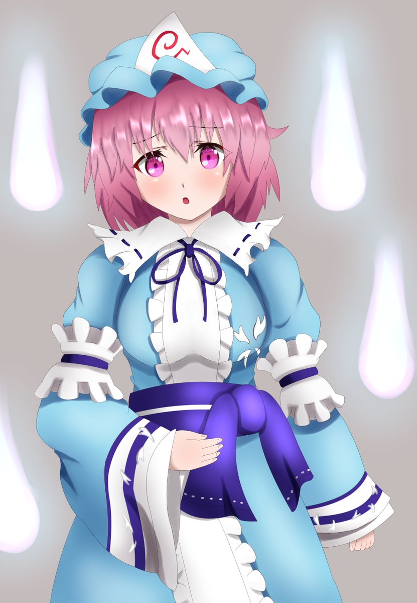 お布団お化け On Twitter お腹空いた幽々子さま 東方 西行寺幽々子 イラスト好きな人と繋がりたい イラスト