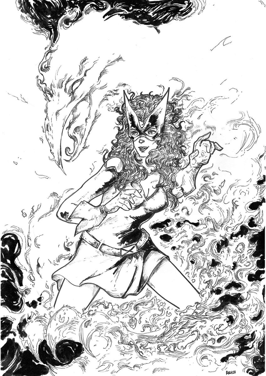 Ashrush_works's tweet photo. #comics #marvel #xmen #magik #phoenix https://t.co/j6BPjCRZV3