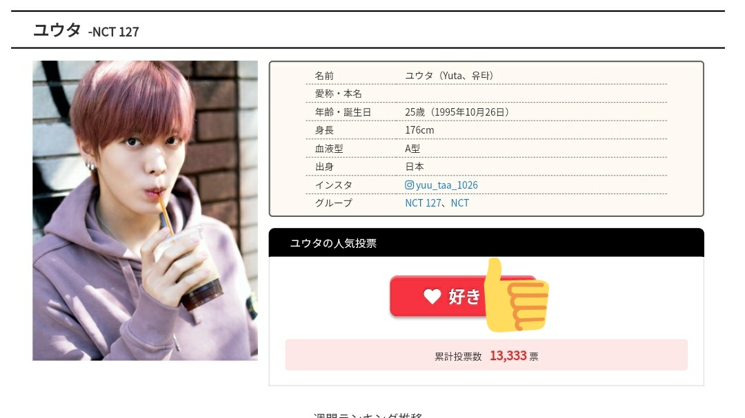 Yuta Chan Global Keep Voting Yuta On The 音韓 Nehan Website So We Can Keep Him In A High Position In The Ranking T Co Ybgqnykz3x 유타 悠太 中本悠太 ユウタ Nct Nct유타 Yuta Chan Global Keep Voting Yuta On The 音韓 Nehan Website So We Can Keep Him In A High Position In The Ranking T Co Ybgqnykz3x 유타 悠太 中本悠太 ユウタ Nct Nct유타
