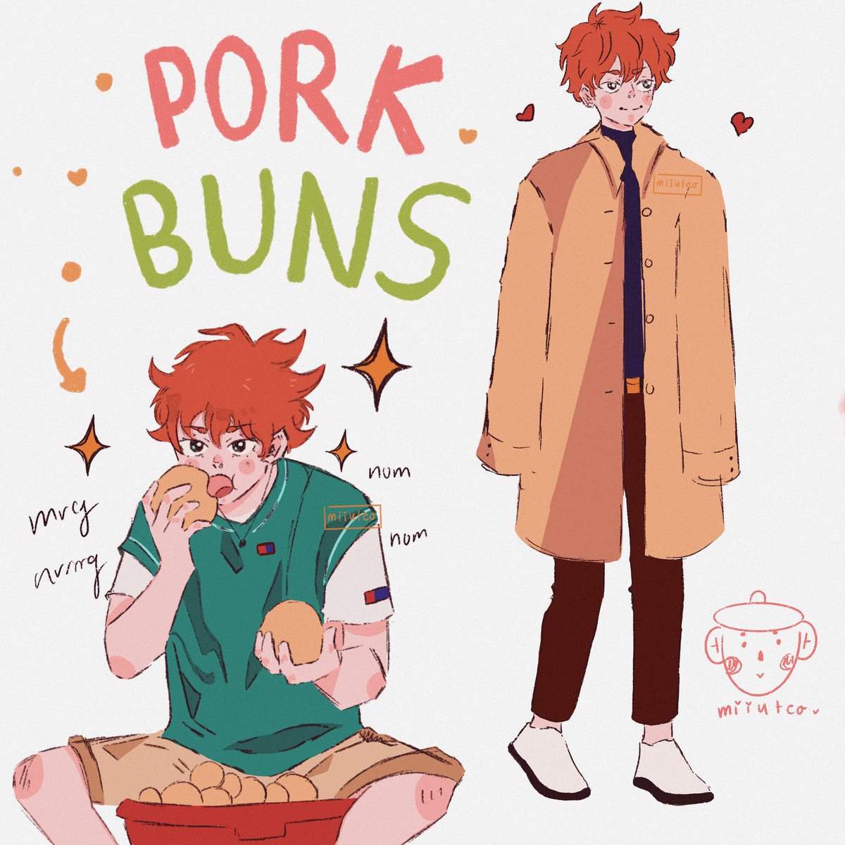 miiuteo's tweet photo. Did you know that this guy made the amazing combination of pork buns?? Isn't he a genius?? 
#hinatashoyo #hinataedit #hinataboke #hinatafanart #hinatashoyofanart #haikyuu #haikyuufanart #haikyuuart #shoyohinata #shoyo https://t.co/CgzWT6sI8Y
