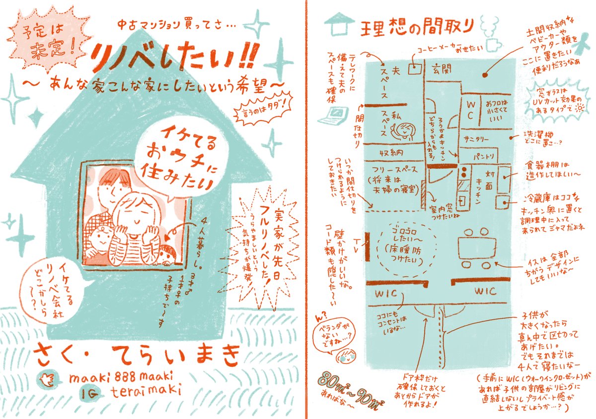 去年のzine days OSAKAに出した「理想のリノベ」zineです〜^^こちらにも載せちゃお♫

#コミックエッセイ
#リノベーション 
#リノベーションしたい 