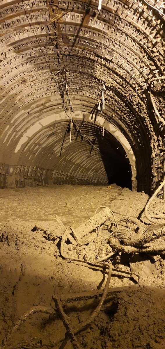 #Uttarakhand

#Update: #UttarakhandGlacialBurst 

The mouth of the Longer tunnel cleared after tireless efforts of #IndianArmy personnel. The operation to rescue the people trapped in a tunnel is underway.