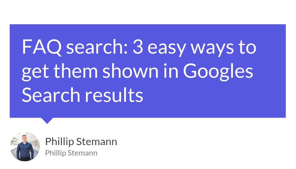 phillipstemann's tweet image. Adding FAQs will help Googlebot recognize your page as having the richer content, and thus this will improve your ranking by proposing your site as the more relevant page related to the research.

Read more 👉 lttr.ai/cueS

#FaqSearch #Faq #Google #Marketing