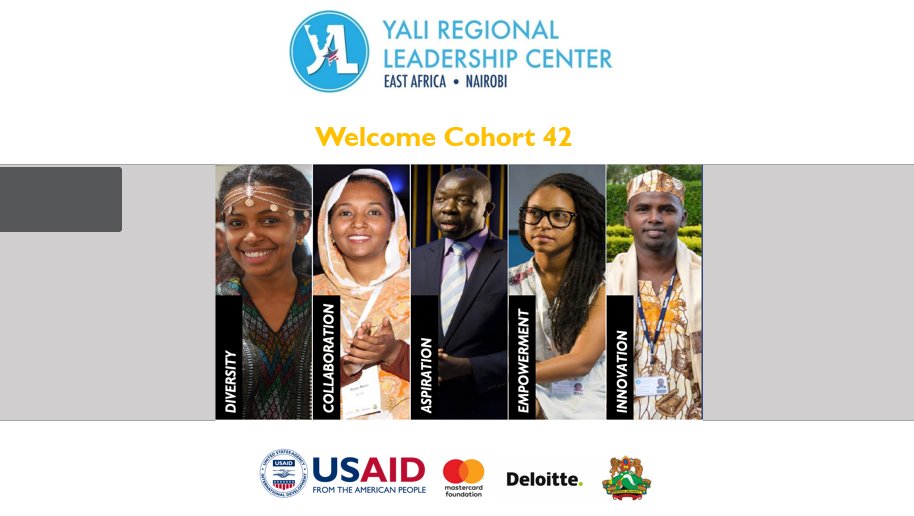 This morning we are excited to welcome Cohort 42 to the @YALIRLCEA family.  237 participants who are young leaders from 14 countries in East &amp; Central Africa. #YALITransformation