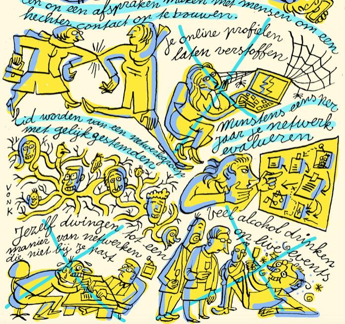 Dit is hét moment om contacten aan te spreken in je zoektocht naar werk, schrijft freelance-journalist <a href="/saramadou/">Sara Madou</a>. Tip: ‘Gewoon agenderen. Of je nou reageert op LinkedIn-posts of je aansluit bij een seminar.' #Villamedia lnkd.in/dHpgdAM