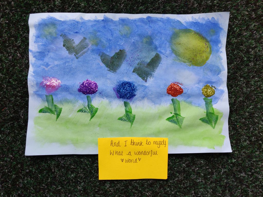 Beautiful flowers to brighten your day! Inspired by quotes from the song "What a Wonderful World"!✨ 🌎 🎶