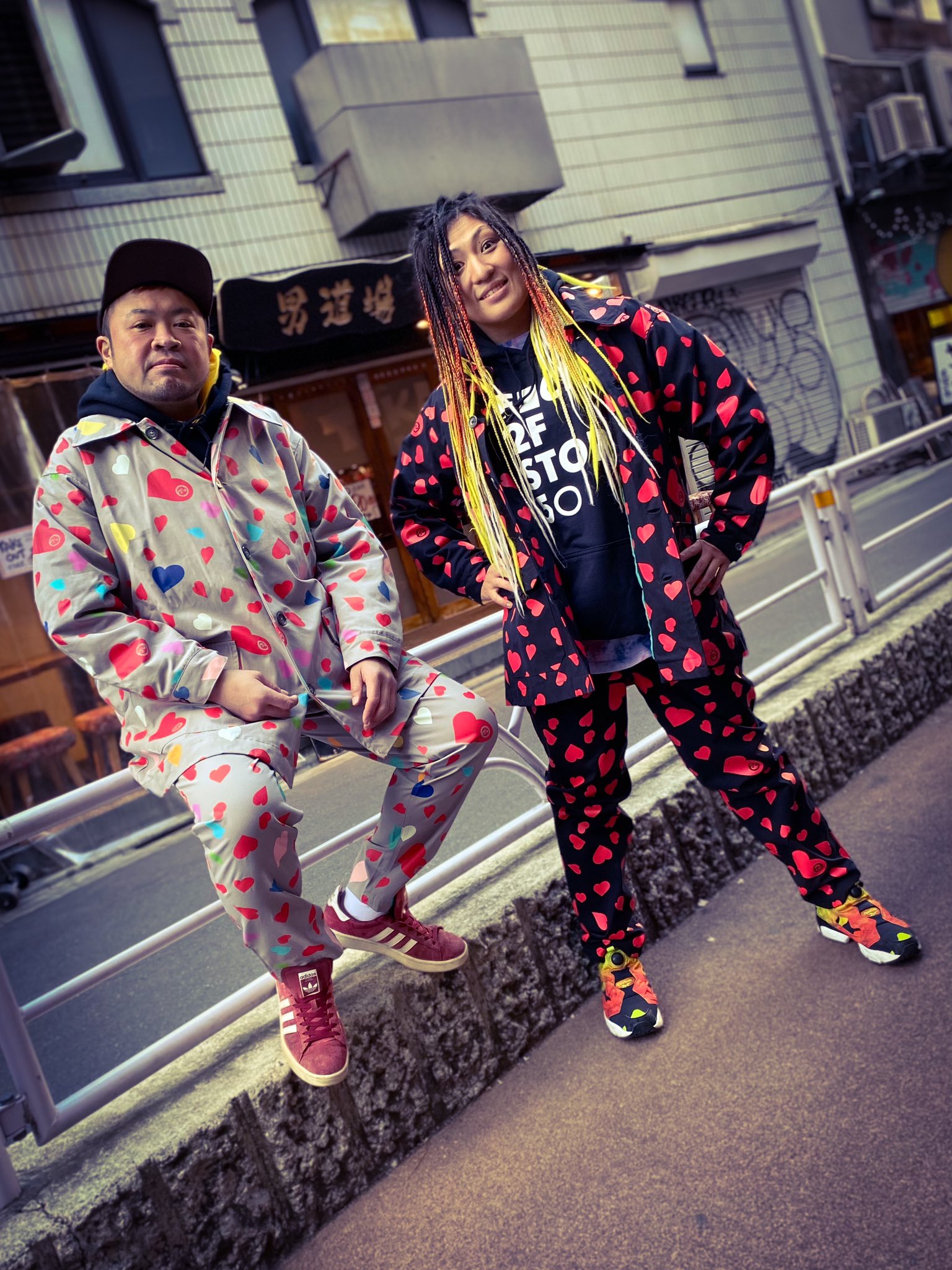 Rolling Cradle ローリングクレイドル ロリクレ サイプレス上野サン 山下りなサン お仕事の合間に寄ってくださいました セットアップ着用していただきました ありがとうございますーー T Co Shtvou4yhx Twitter