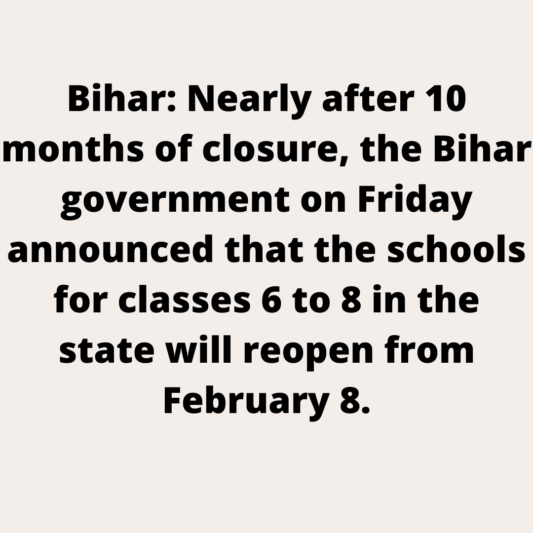 SafelySchool's tweet photo. These 5 states are opening School for junior classes from today-check details. https://t.co/ejx26S8PeV