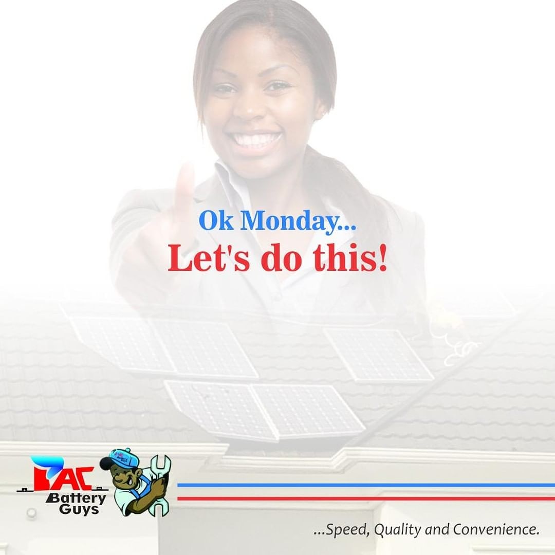 pacbatteryguys's tweet photo. Mondays are the start of the work week which offer new beginnings, 52 times a year! – David Dweck
Make this Monday count.
#thinkbattery #thinksolar #thinkpac #pacbattery #MondayMotivation #Motivation #qualitycarbattery #batteryguys #batterysolution #batterystorage #solar https://t.co/eXA7MjI7rp