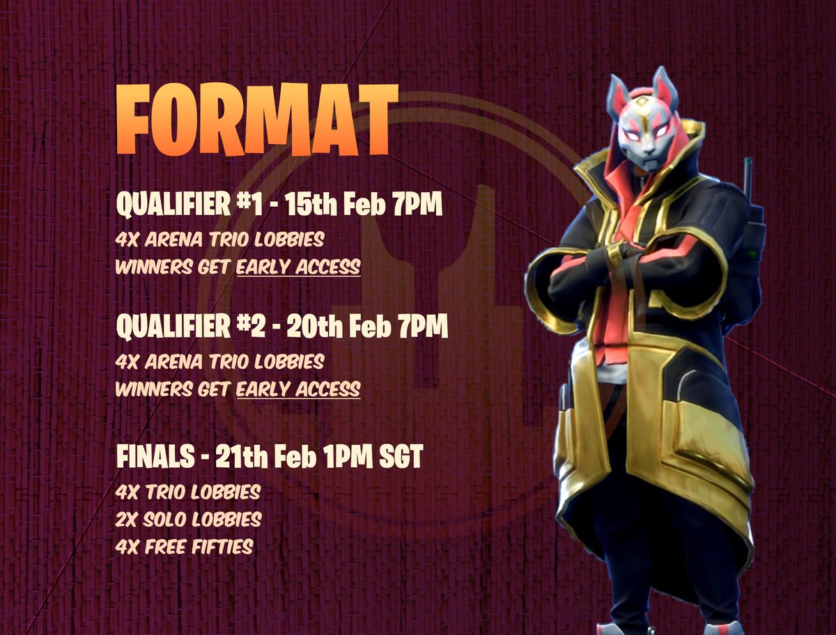 SweatCityGG's tweet photo. Sweat City Feb features a solid 1.1k prize pool as well as Arena Trios! RT and tag your teammates!
#sweatcityfn #fortnitesg @FortniteGame https://t.co/qJ2e95TY63