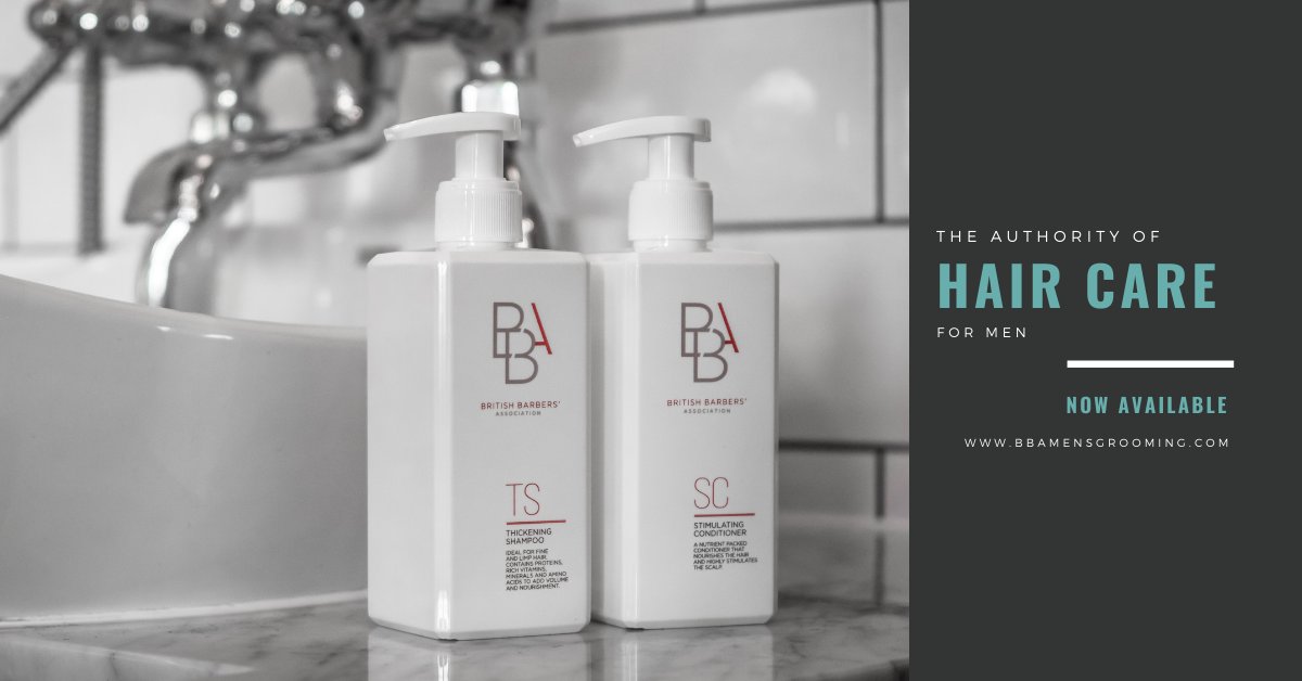 BritishBarbers's tweet image. British Barbers&apos; Association (BBA) Thickening Shampoo and Stimulating Conditioner are designed specifically to aid and promote volume and thicker hair. Shop  bbamensgrooming.com #mensessentials #sulphatefreeshampoo #thinninghairsolution   #scalptreatment #lowfoam #menschoice