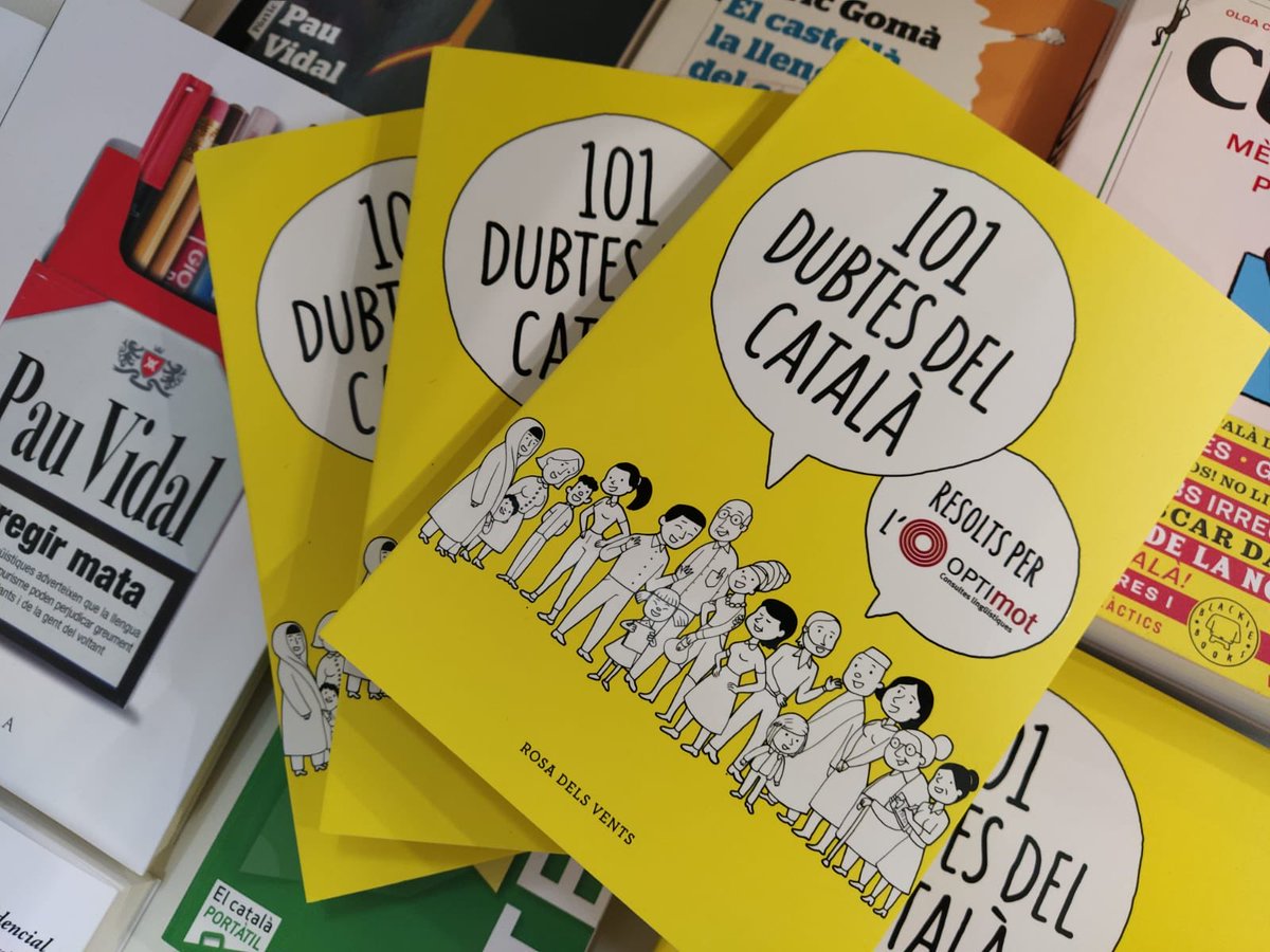 📚

Avui us recomanem una eina per tots els que voleu millorar el vostre nivell de català. 

Un recull dels dubtes més freqüents resolts per <a href="/optimotcat/">Optimot</a> explicats de forma senzilla i clara. 

Va, a arremangar-se per la llengua! 

llibrerialesvoltes.cat/cat/libro/101-…