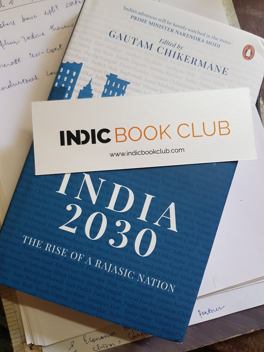 @IndicBookClub
 recieved #India2030. Looking forward to read it today onwards.

Thanks for making me part of #1000ReviewersClub.
Thank you 
@IndicBookClub, 
@gchikermane sir.