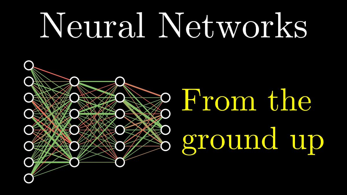 Step 2: Understand how machine learning works. (~3 days)This video series by 3blue1brown will help you understand how neural networks work. It will take you roughly 3 days to complete this series.