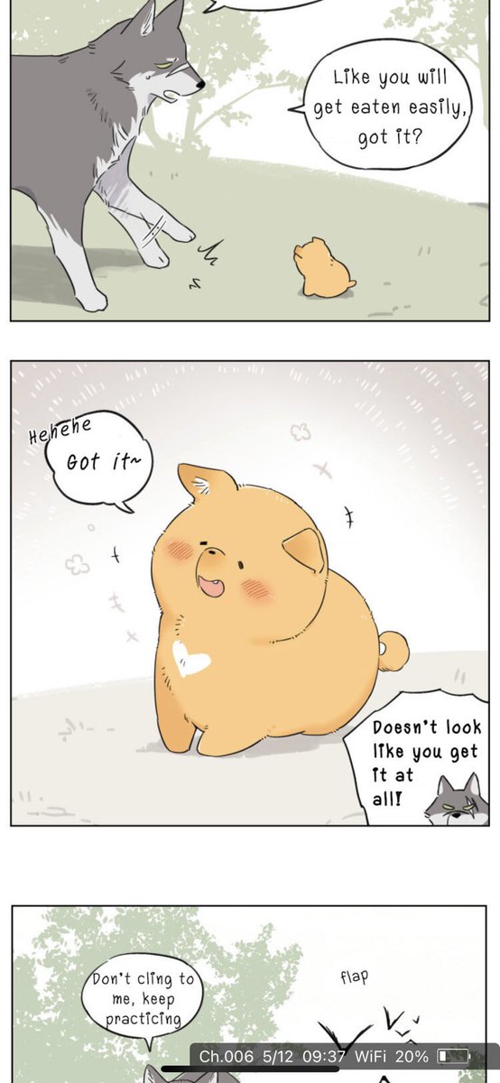 Found a very cute webtoon tho 🥺🥺
Title: Papa Wolf and the Puppy