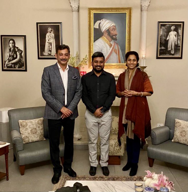 rattler_uno's tweet photo. Some images from candid interactions at 49, Lodhi Estate. Immensely grateful to Sambhajiraje Chhatrapati for finding me worthy of serving him. It’s an opportunity that allows me to expand my horizons with every passing day.
#LoveInfinite #LiveAbundant #Wanderfull #Travelpreneur https://t.co/Gz7ciL2Oca