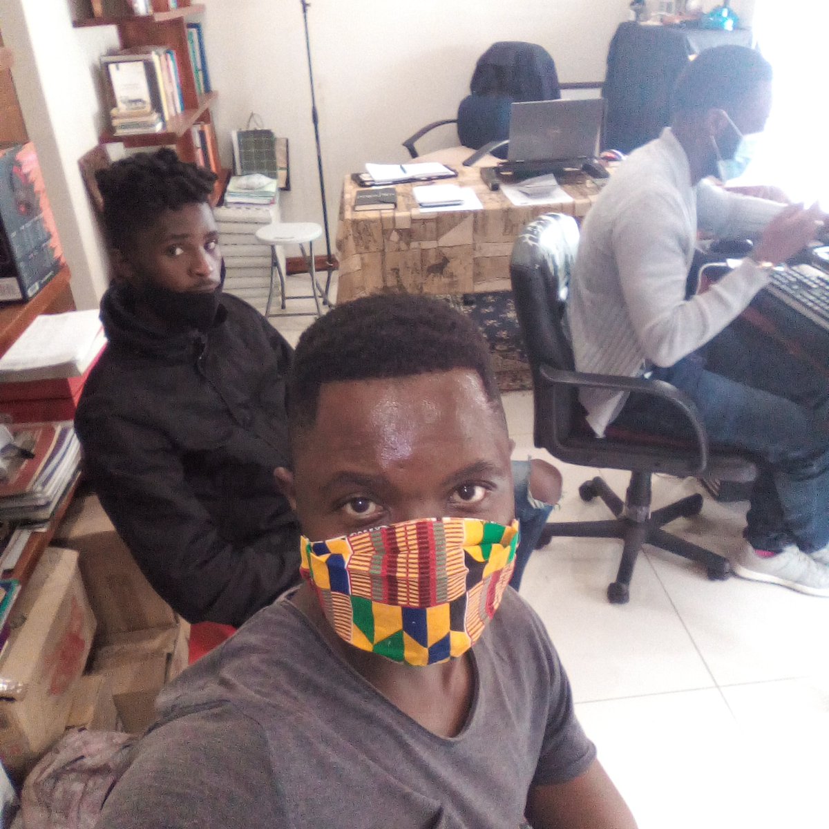 NJDee_SA's tweet photo. Great studio session with @silasbeats @banama Mzwakali #Follow my Lead https://t.co/XNzdyhlj4U