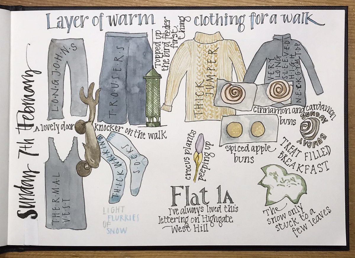 InkpotAndPen's tweet image. Trying the washing out again, leaning in the warm sunshine with closed eyes, a postcard bus shelter, a day of amazing gifts from wonderful friends, and dressing for a trip to Antarctica, well a walk around Tufnell Park but it was cold!
#lockdownjournal