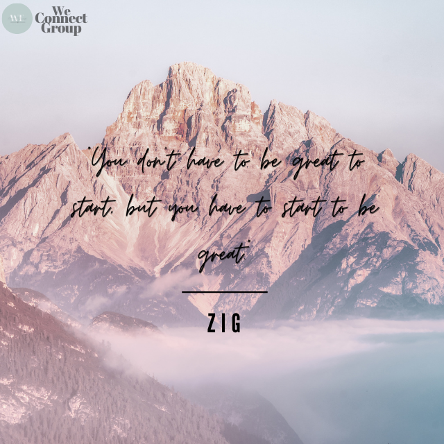 WeConnectGroup's tweet photo. It's not too late to start doing something to be great. ✨😊 https://t.co/sRC9QVpu6e