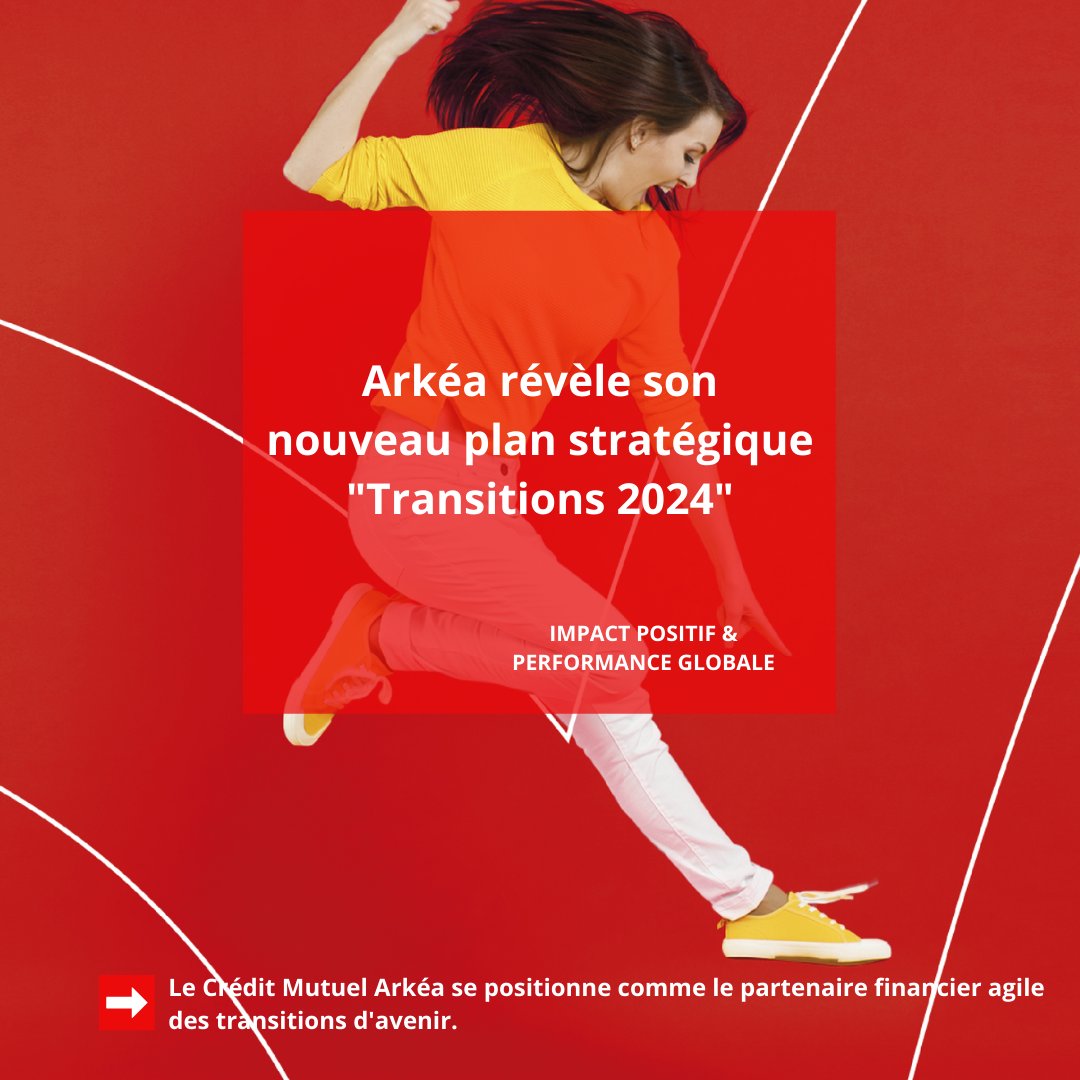 .<a href="/cmarkea/">Crédit Mutuel Arkéa</a> révèle son nouveau plan stratégique "Transitions 2024" et se positionne comme le partenaire financier agile des transitions d'avenir. Le communiqué :
arkea.com/banque/assuran…