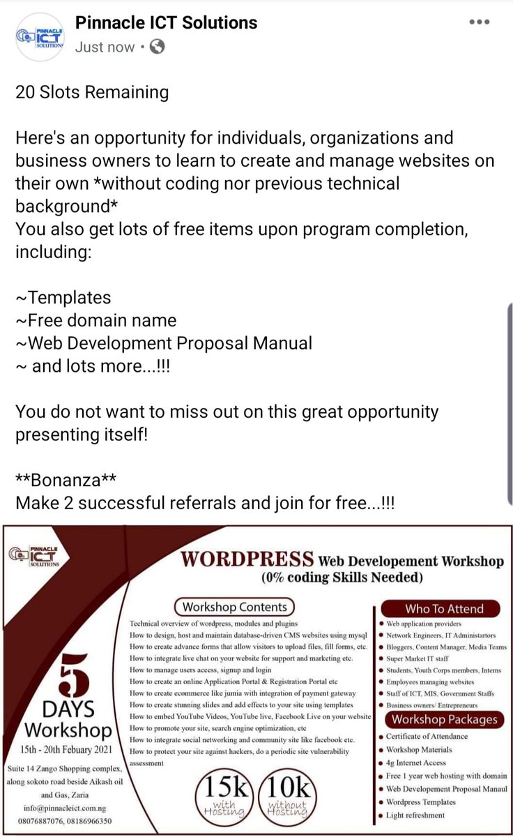Kindly retweet and join...
Refer and join for free
Send a DM to <a href="/pinnacleict_/">Pinnacle ICT Hub</a> if interested..