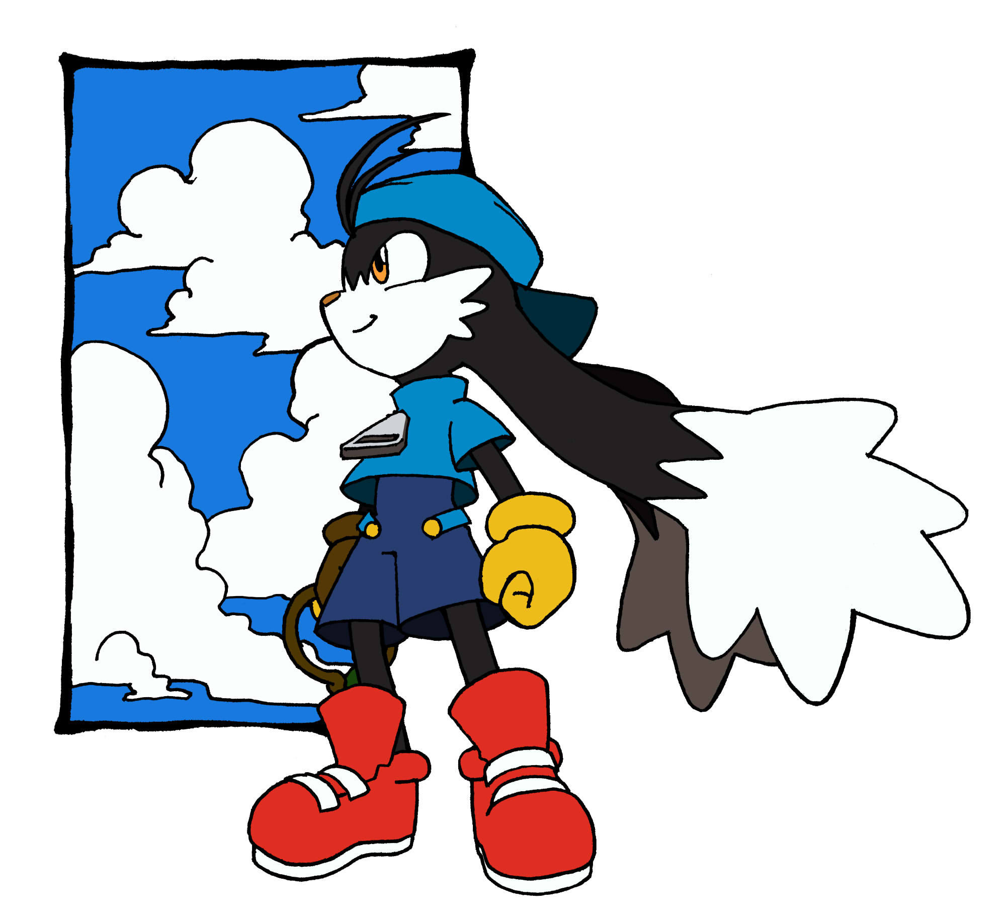 かっつ また似た構図で描いてしまうくらいこのゲームが好き クロノア関係ないけど ビデオゲーム The Movie ってドキュメント映画がおもろかったよ 風のクロノア T Co K4lfnmqw1r Twitter