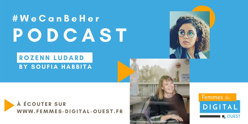 NOUVEAU🎙️Découvrez le dernier #podcast de FDOuest #WeCanBeHer à la rencontre d'une femme du #numerique, Rozenn Ludard devenue créatrice d'une marketplace sur le #design et l’#artisanat local <a href="/EditionsPrisme/">PRISME EDITIONS</a>.
⏯️femmes-digital-ouest.fr/wecanbeher-pod…