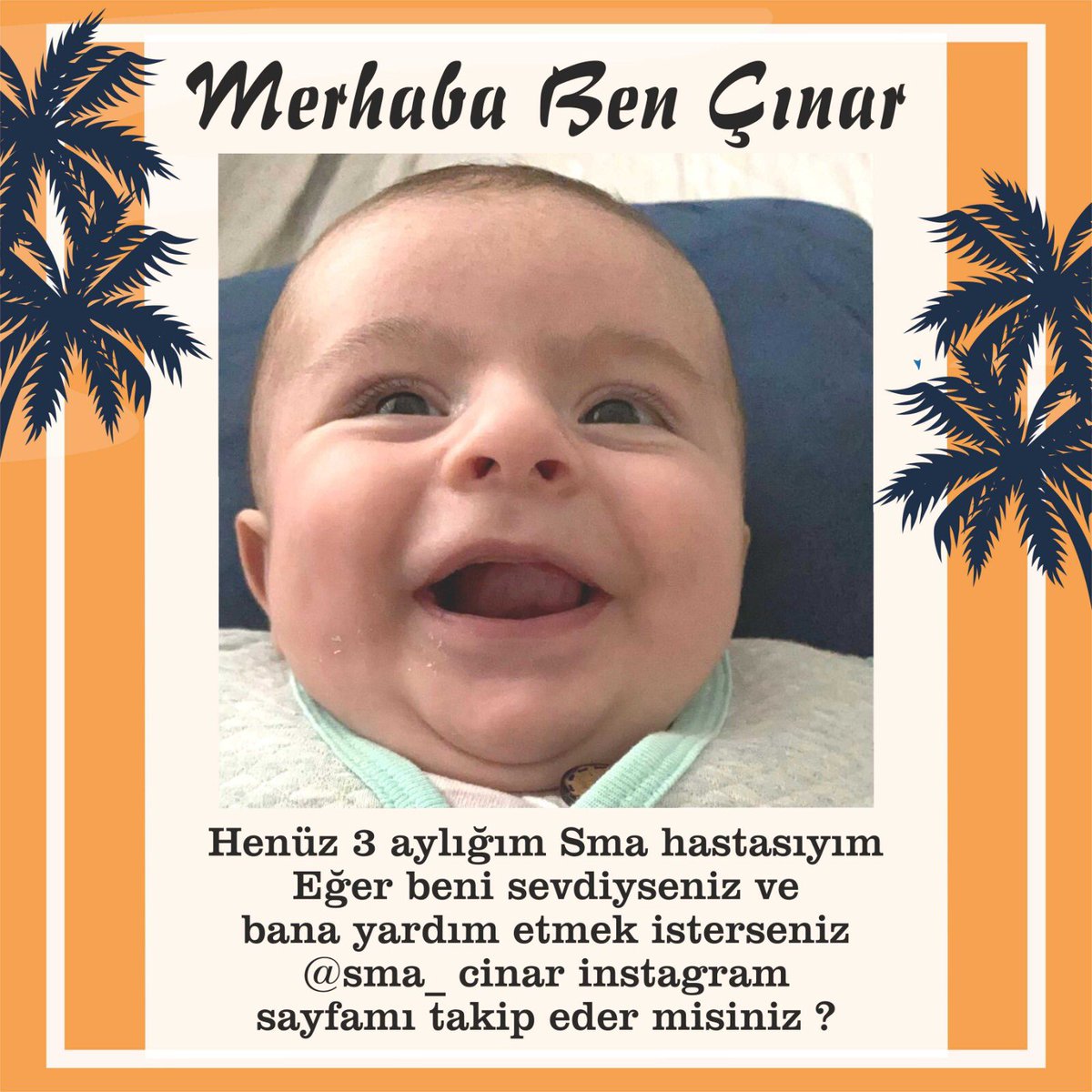 CinarSma's tweet photo. 78 gün... 6 ay dolmadan Zolgensma ilacıma kavuşmam için kalan son 78 gün. Nefesime nefes, sesime ses olur musunuz ? #SnElvanEgtmdeTsrrfOlmz #BirSilersinMilyonYazarız @HazalKaya110 @hasancankay @didem_soydan https://t.co/JnvNeZMB7Q