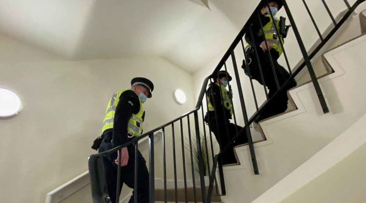 ACC Speirs added: "Parties and indoor gatherings of different households are not permitted and we will continue to use our enforcement powers to disperse large groups of people where necessary."Policing during the pandemic has always been challenging and it remains so."