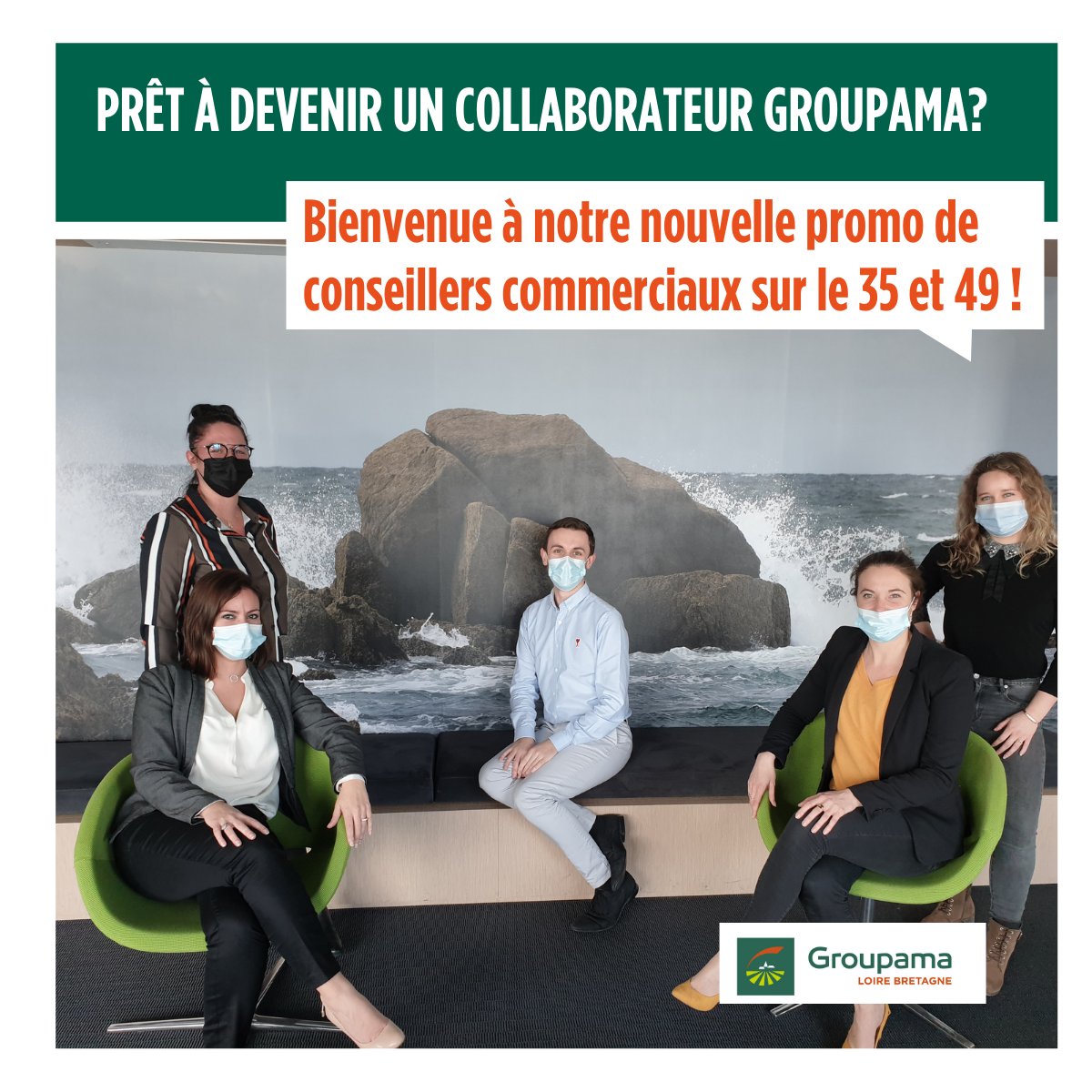 Bienvenue à nos nouveaux collaborateurs <a href="/GroupamaLB/">GroupamaLB</a> 

Nous recrutons sur tous le #territoire #Loire et #Bretagne. Ici #Formation  en petit groupe avant pour eux de se lancer sur le terrain 💪

N'hésitez pas vous non plus sur @groupamaganjobs 
#commercial #challenge